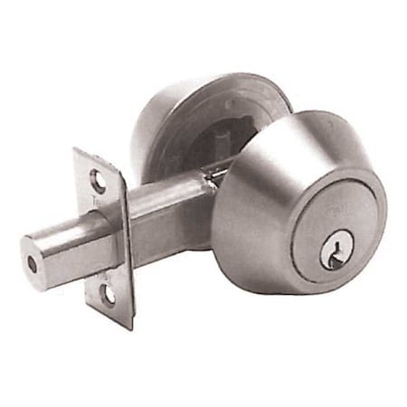 Double Cylinder Grade 3 Deadbolt, SCC, KA4, Satin Stainless Steel